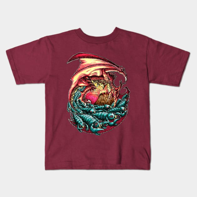 FireBird Rodan Kids T-Shirt by GojiTaku